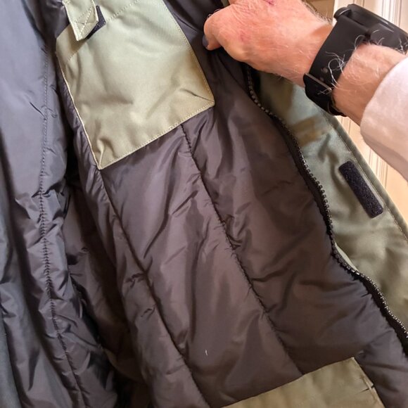 Duluth Trading Men's Whaleback Waterproof Insulated Parka (Light Green) - Picture 4 of 4